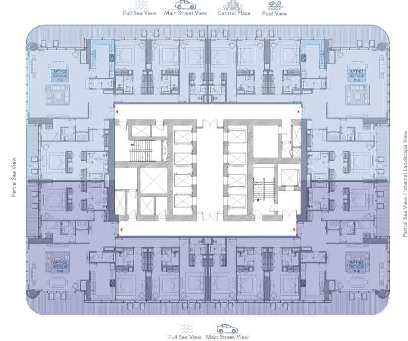 Penthouse Floor Plan